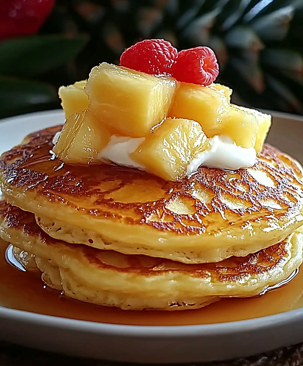 Crêpes ananas renversées