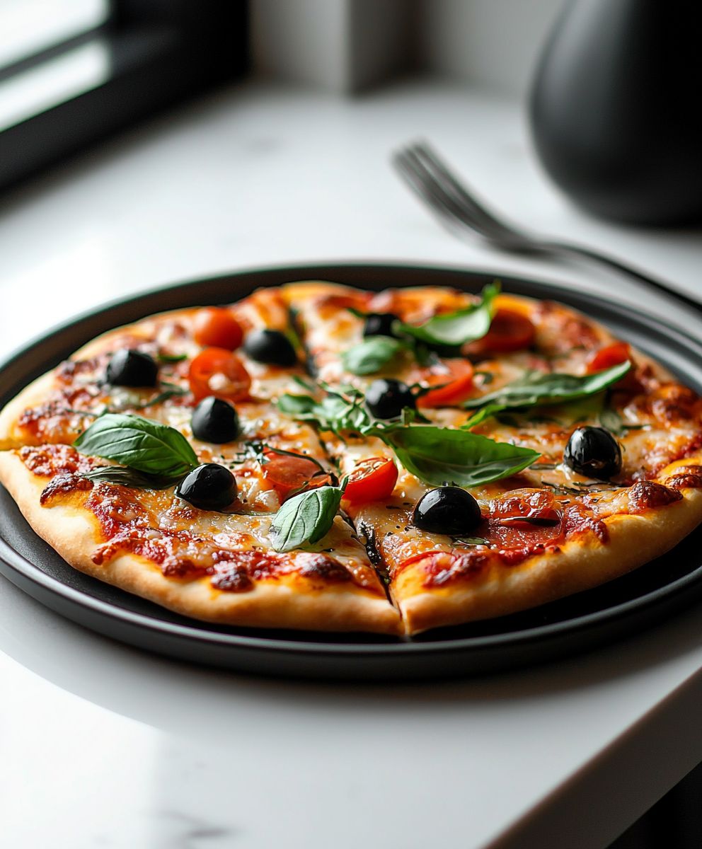 Pizza maison croustillante air fryer