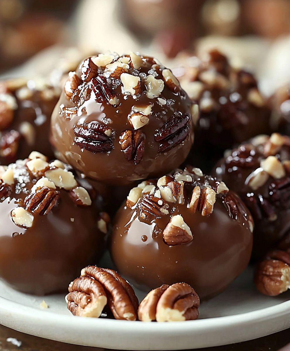Boules gâteau noix de pécan