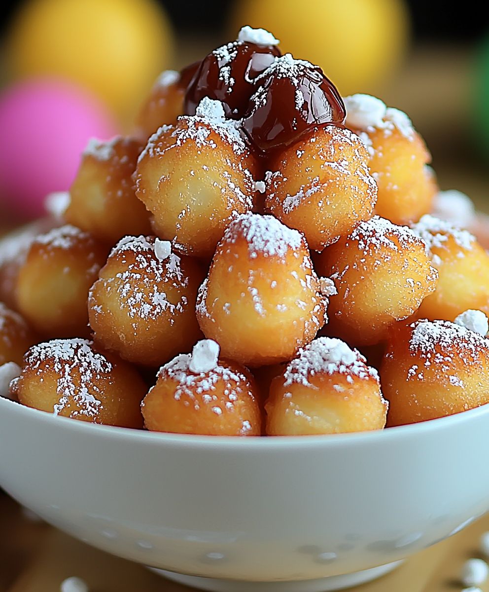 Bouchées gâteau entonnoir