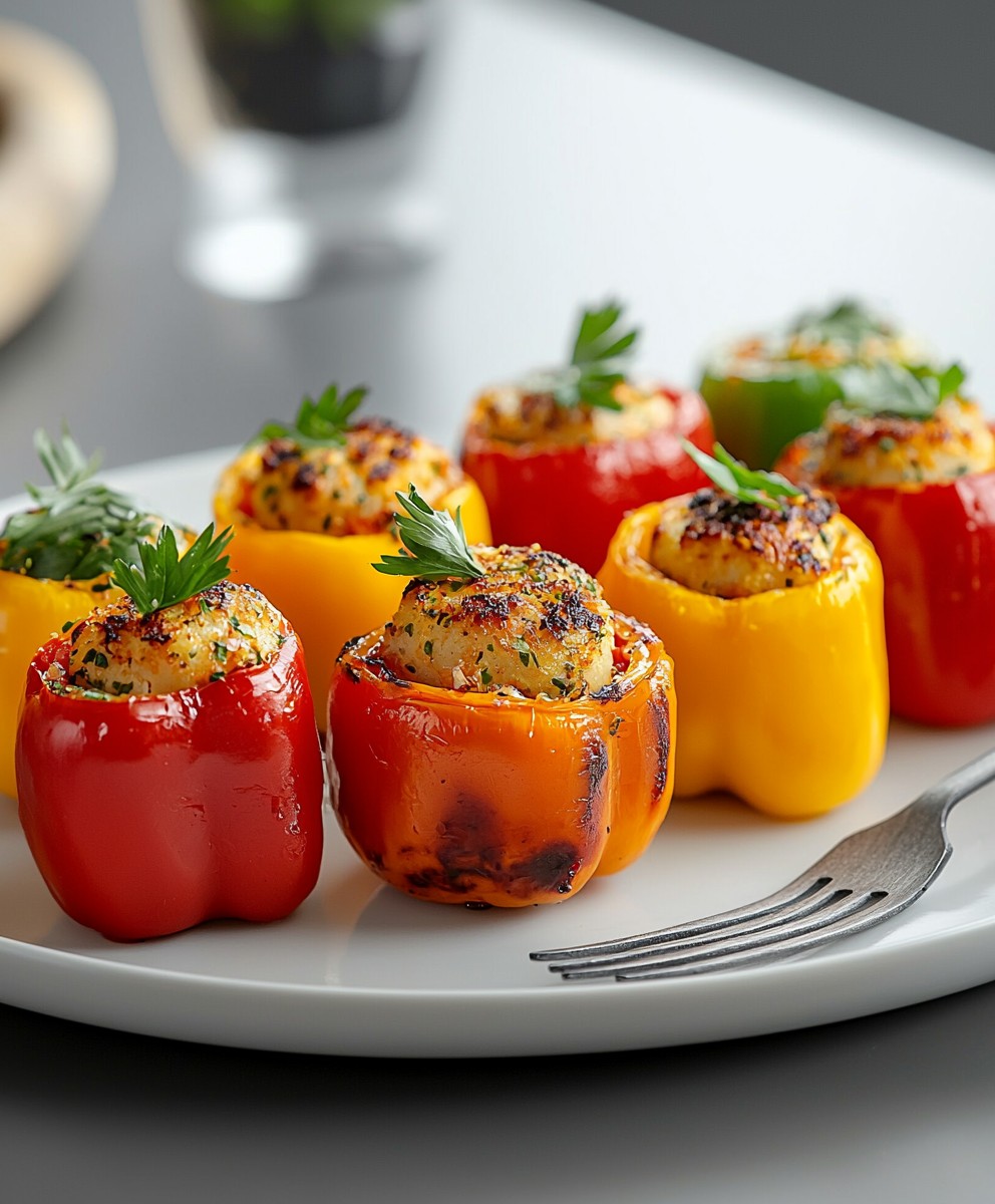 Poivrons farcis air fryer Ninja