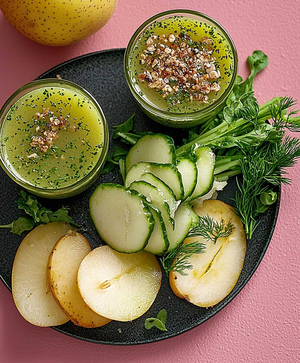 Jus detox celeri fenouil epinard