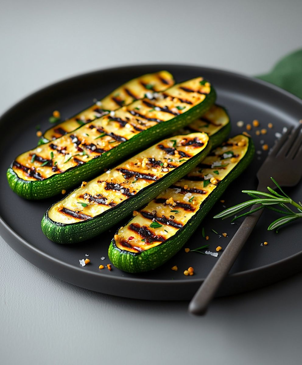 Courgettes grillées air fryer Ninja