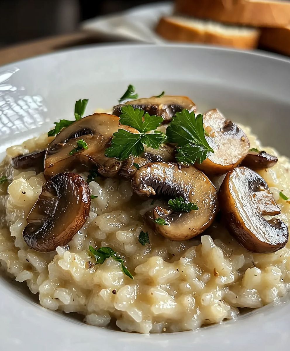 Risotto aux champignons