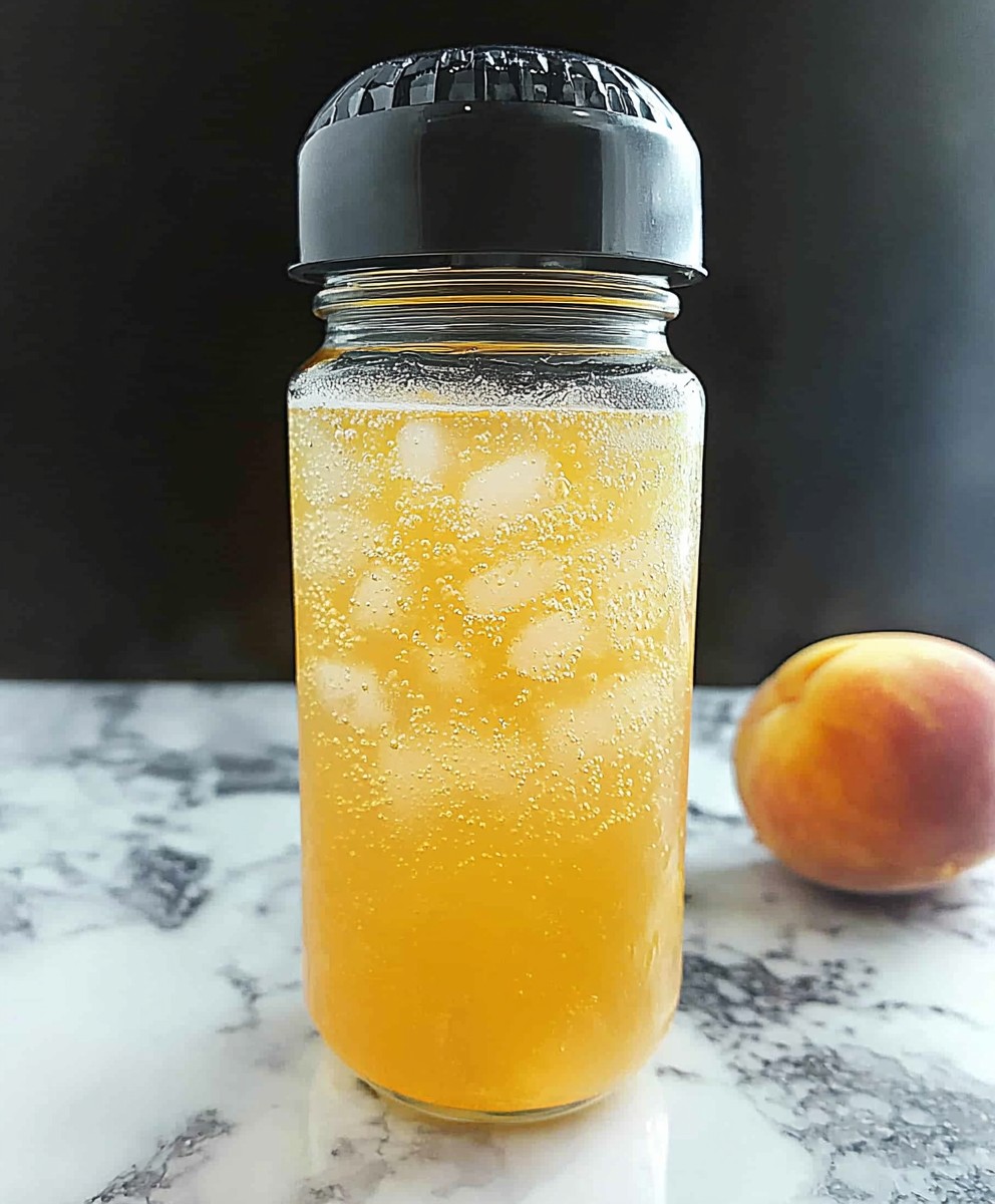 Limonade thé vert pêche glacée