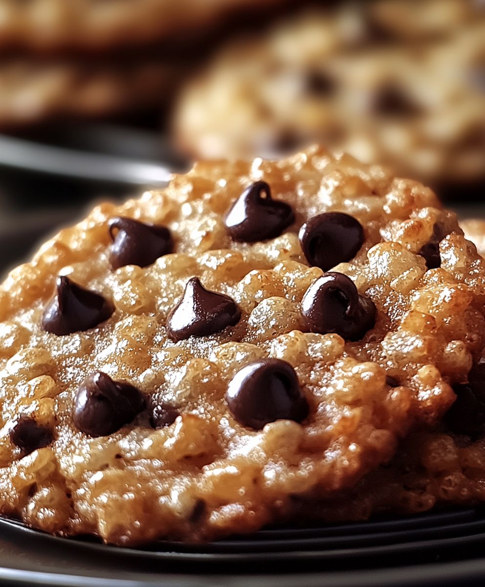 Biscuits Rice Krispie pépites chocolat
