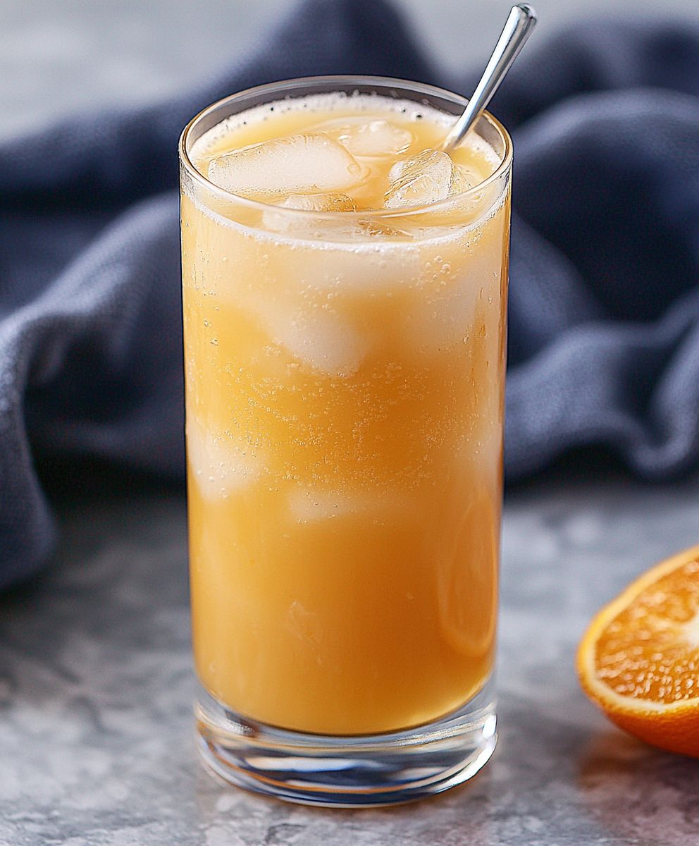 Boisson orange nouvelle