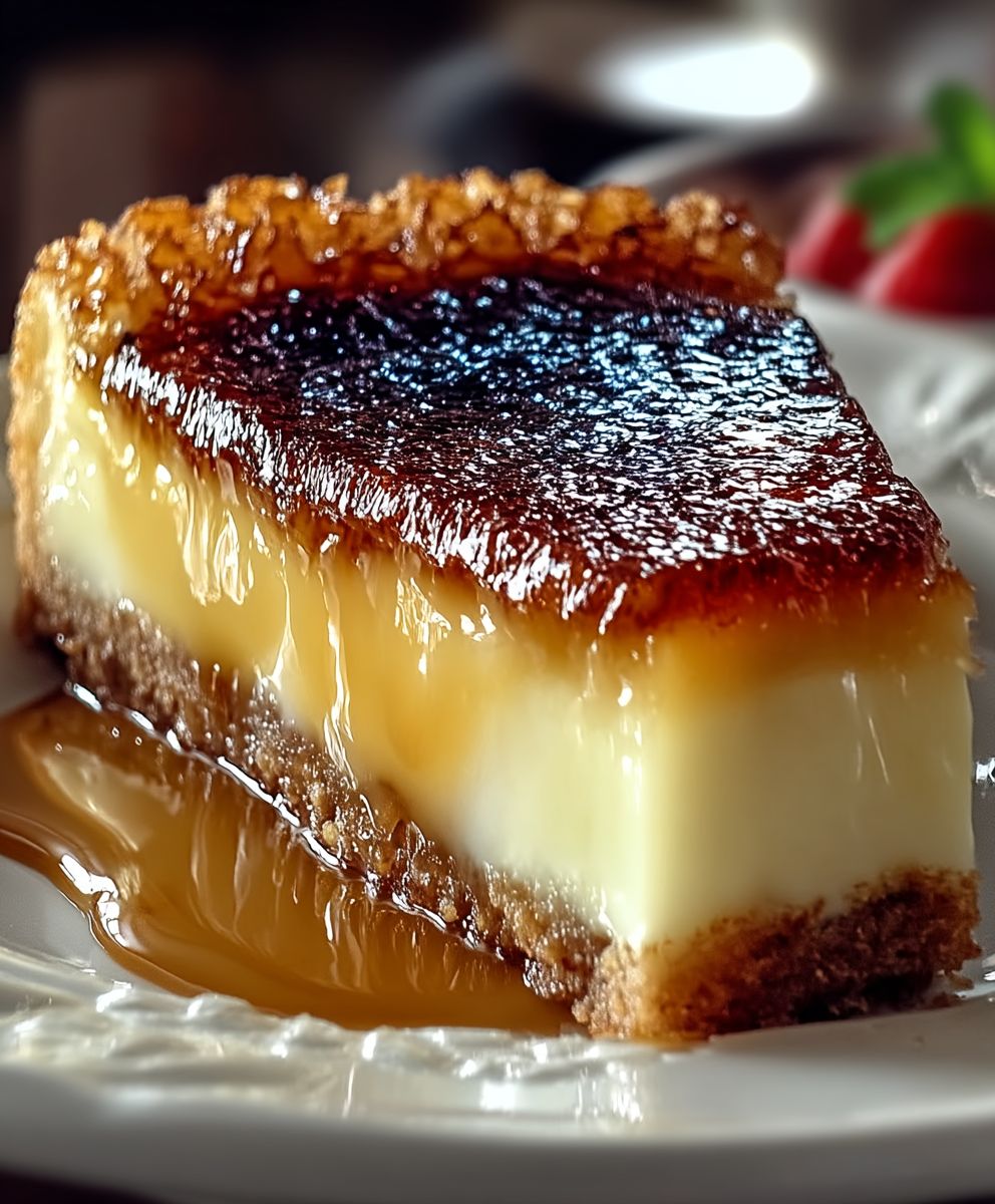 Kuchen crème brûlée