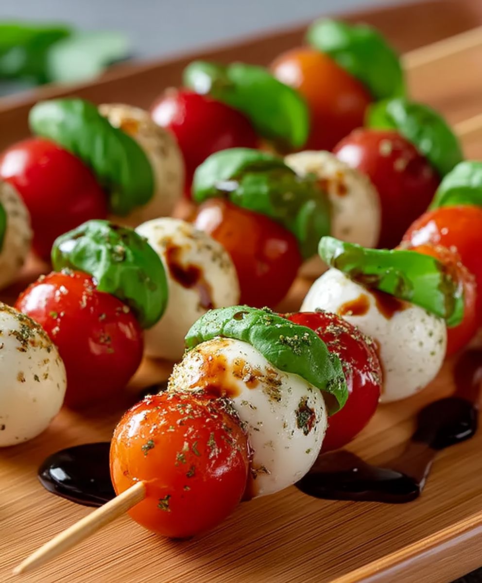 Brochettes Caprese