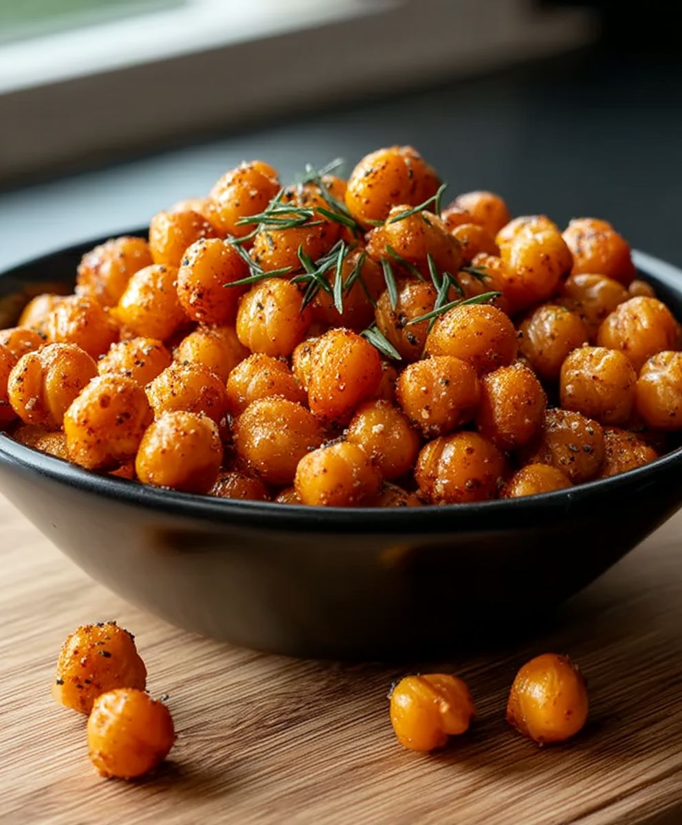 Pois chiches rôtis épicés