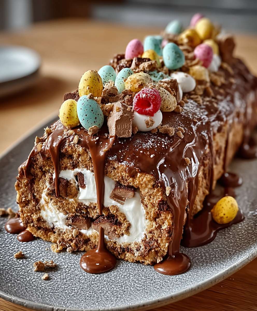 Roulade rocky road