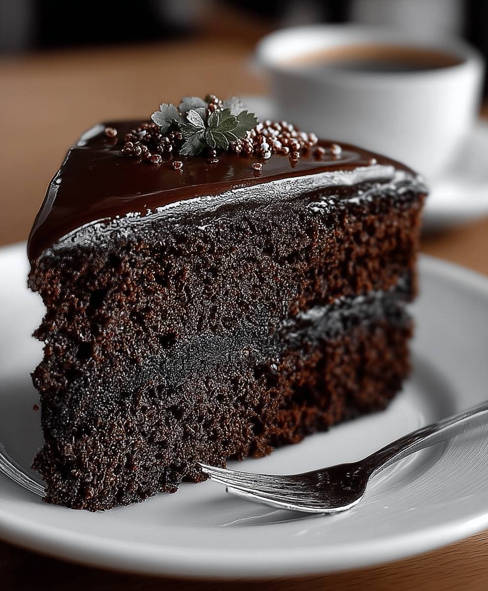 Gateau velours noir