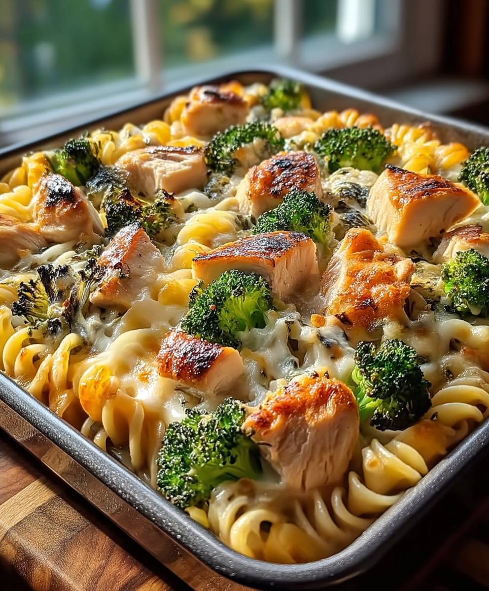 Casserole poulet brocoli plus saine