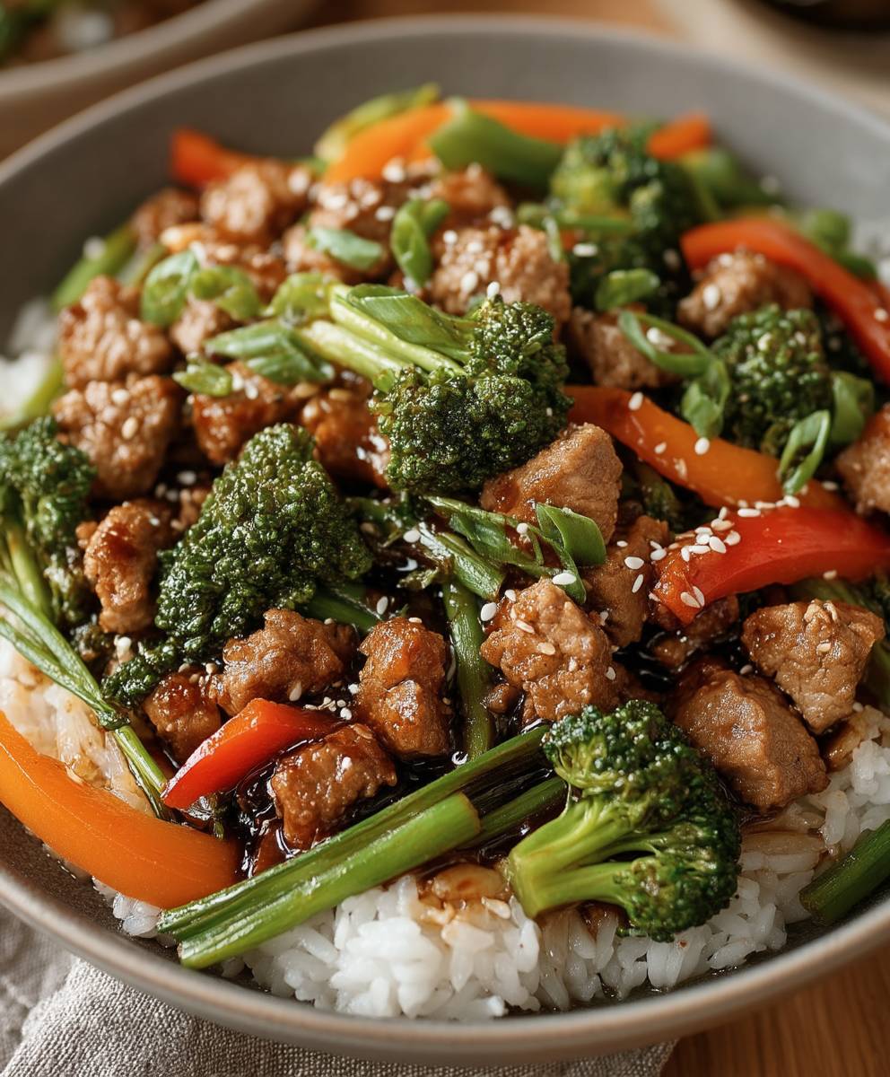 Sauté de dinde teriyaki