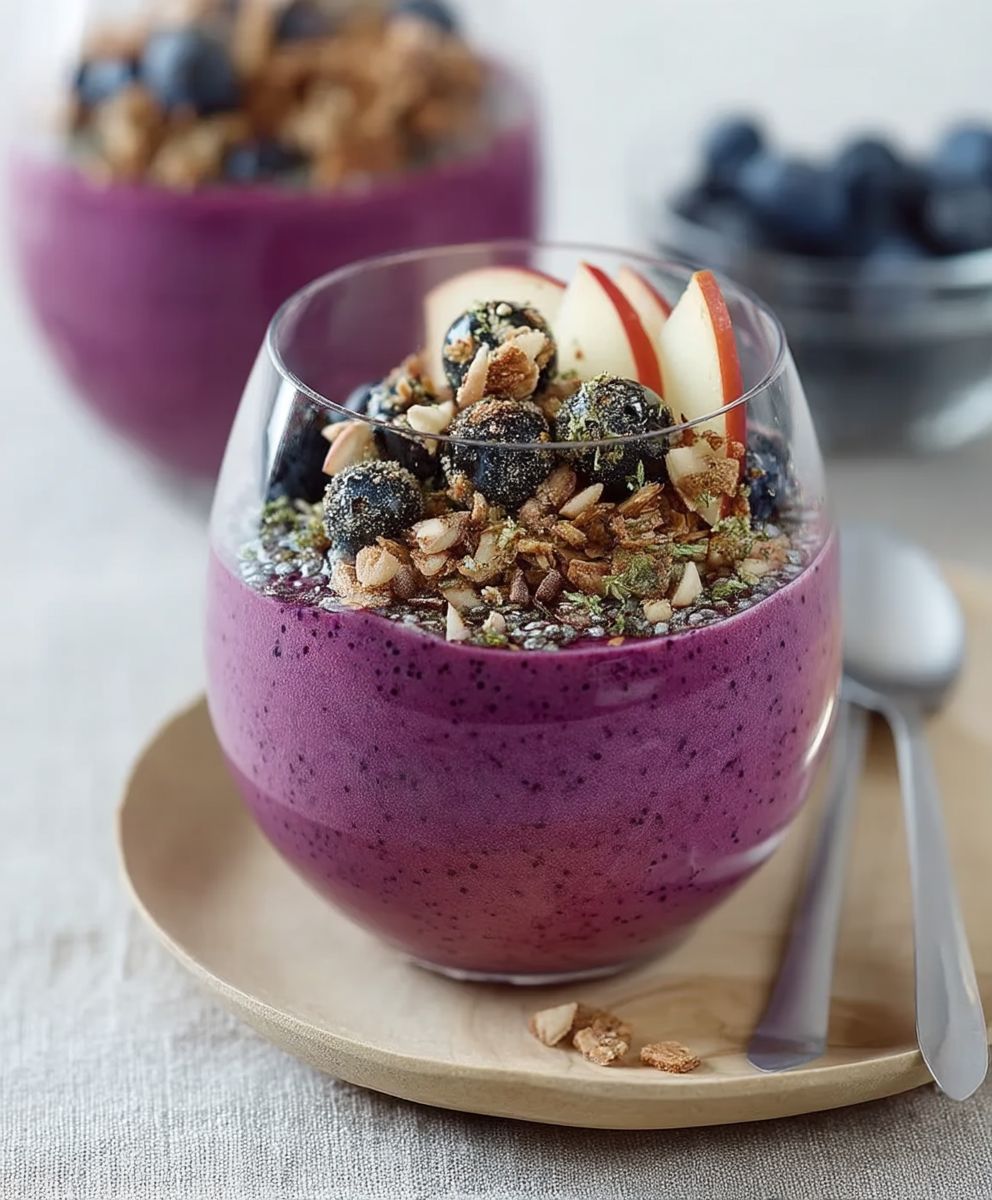 Smoothie myrtille facile