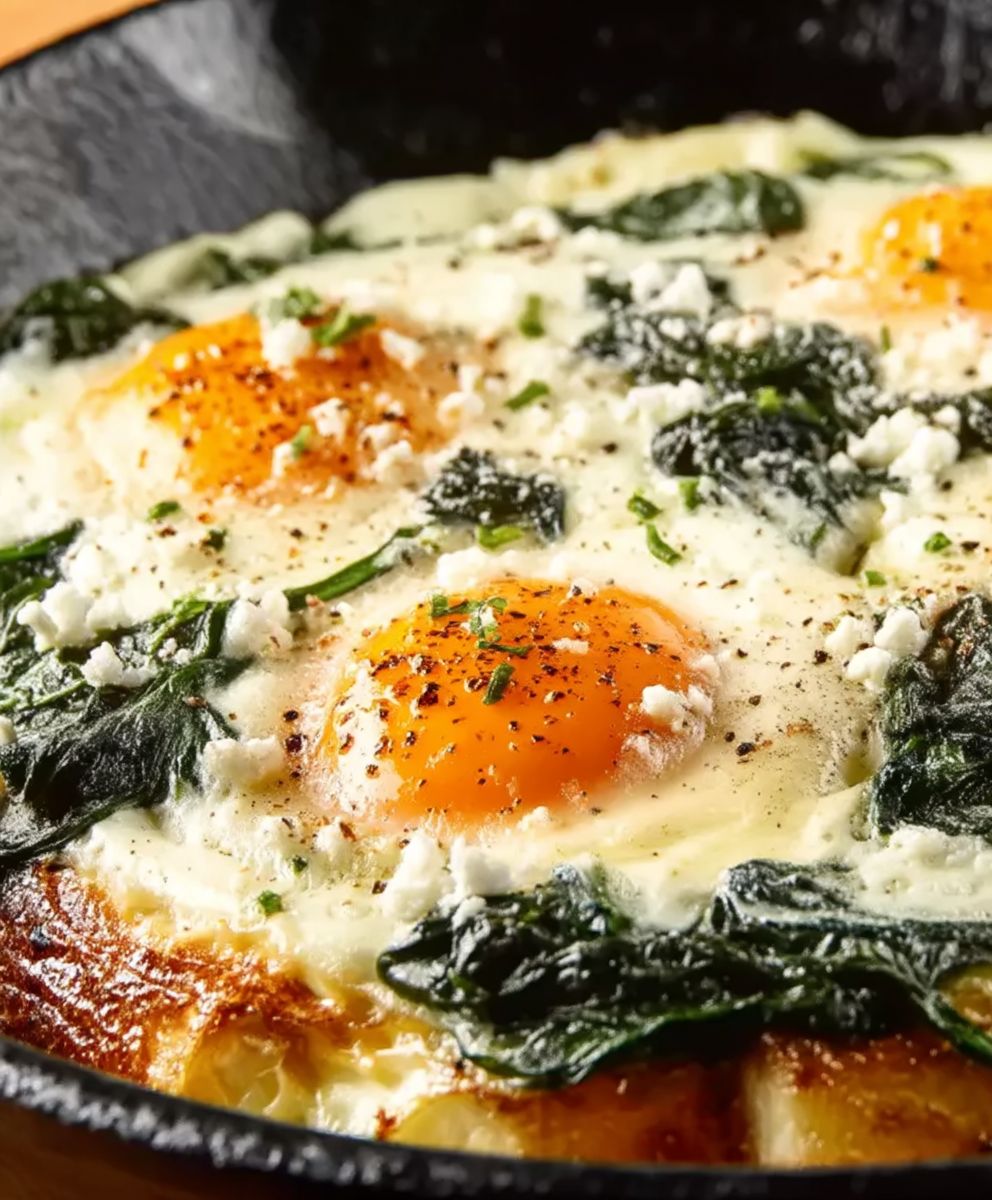 Oeufs Florentine au four