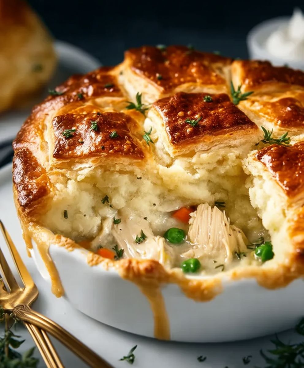 Tourte au poulet Bisquick