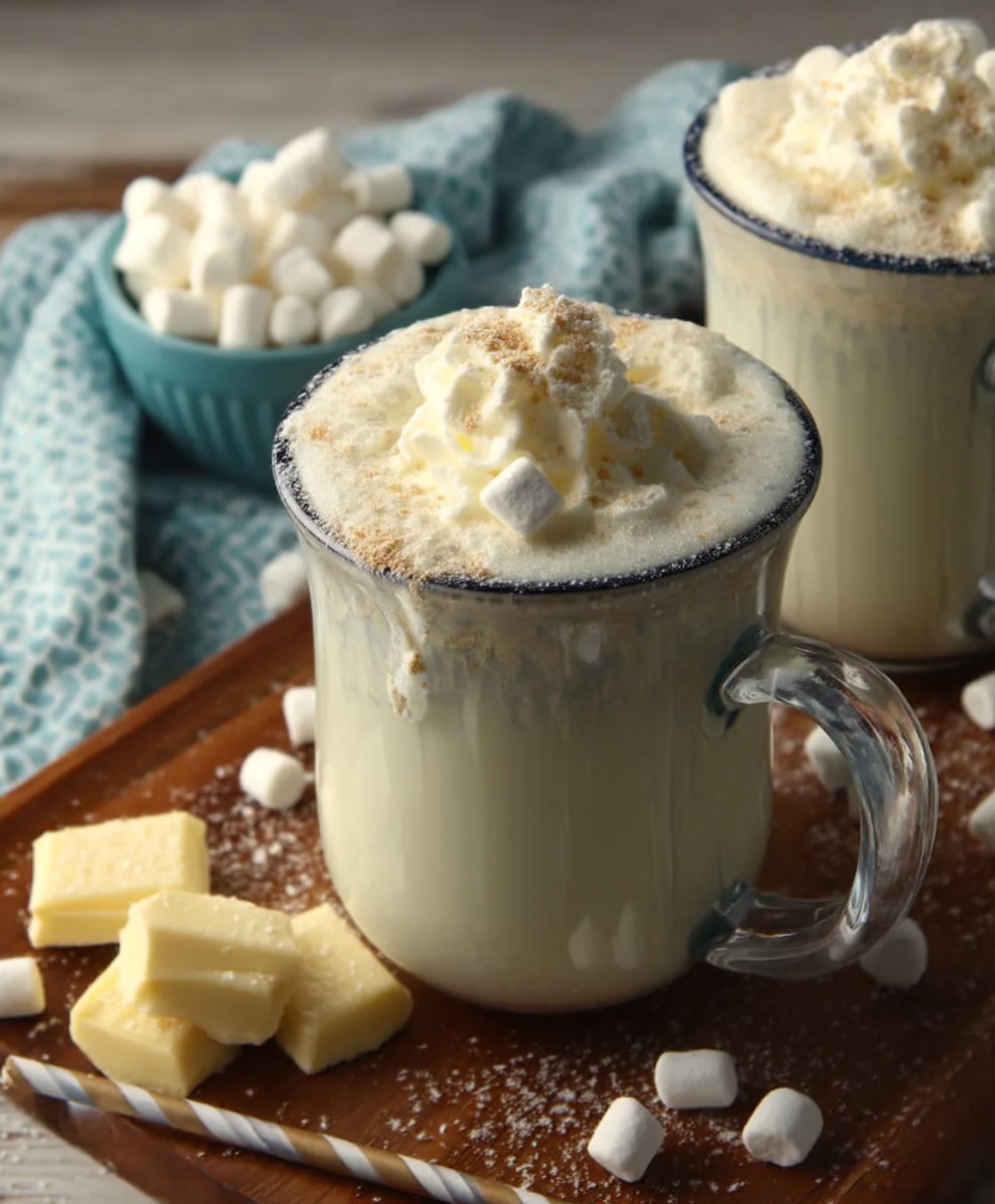 Chocolat chaud chocolat blanc mijoteuse