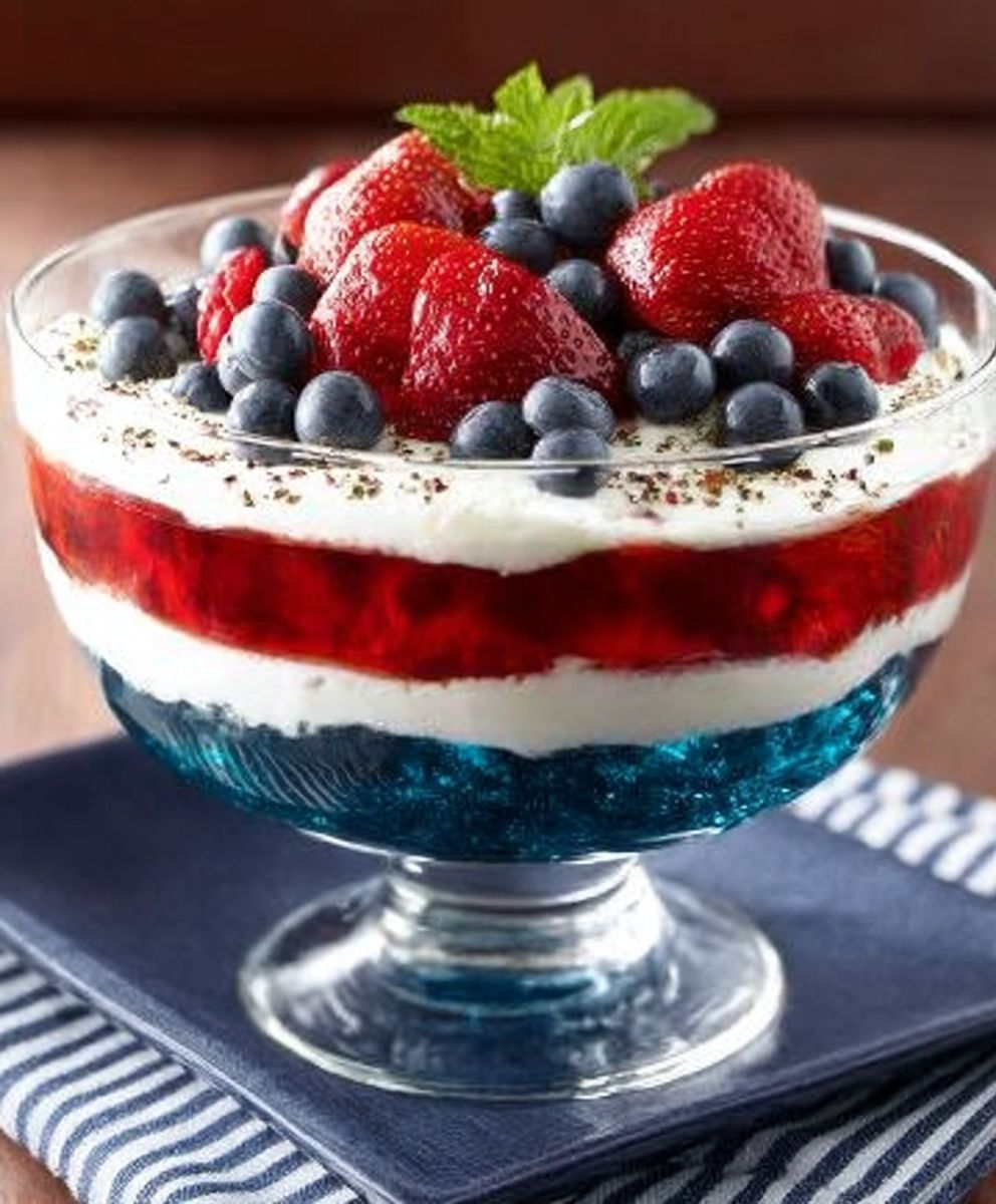 Salade rouge blanche et bleue