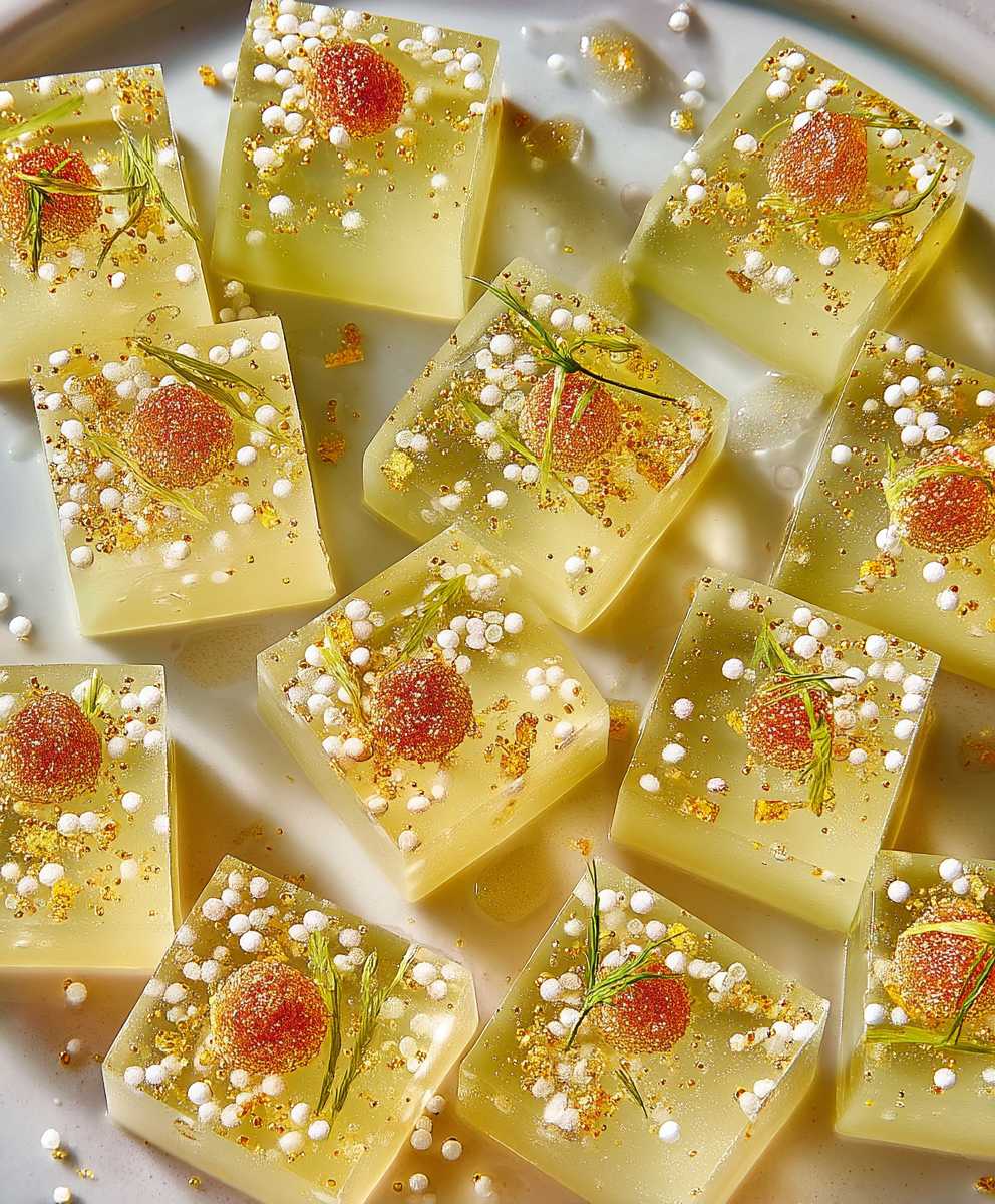 Shots Jell O champagne