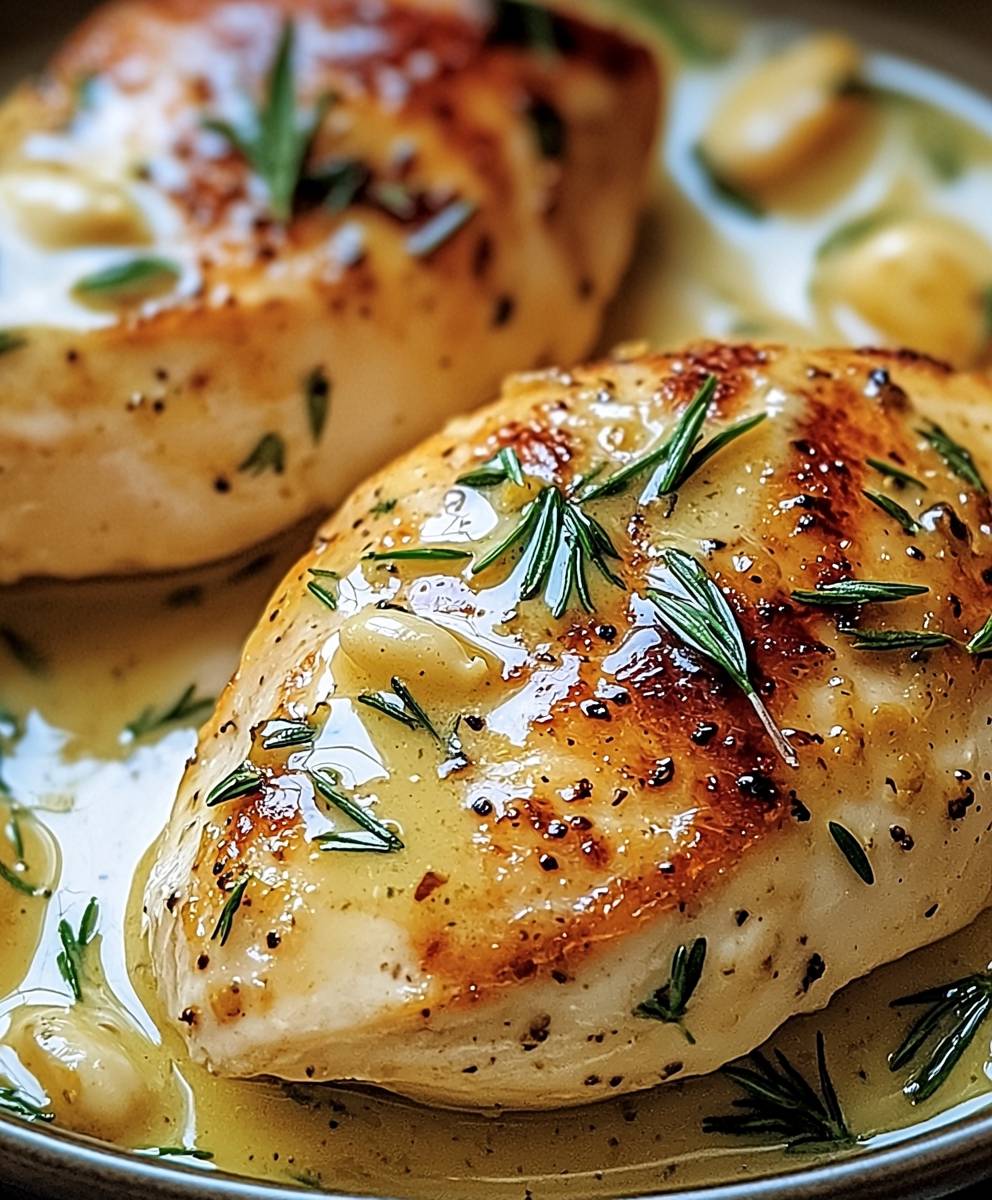Poulet moutarde estragon