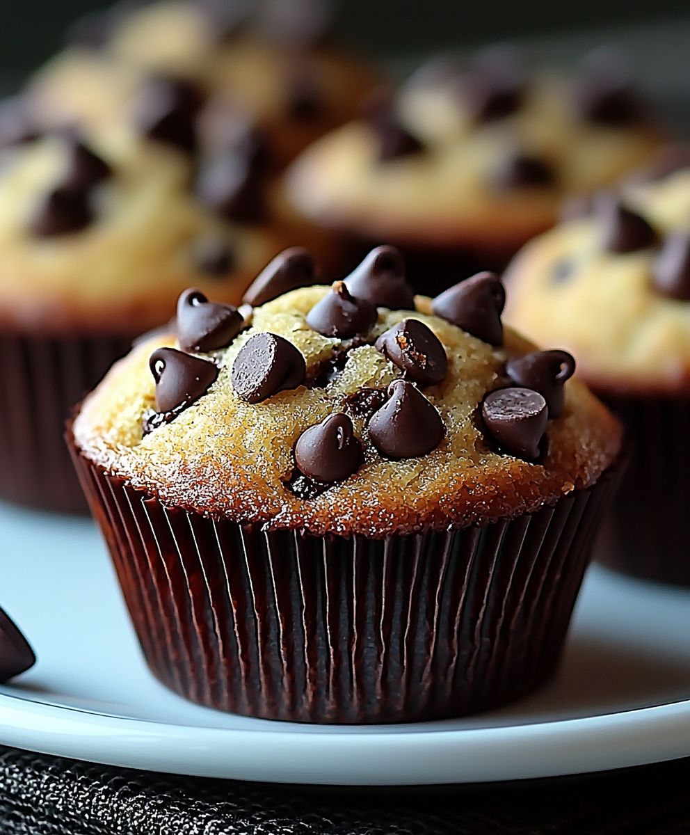 Muffins pépites chocolat maison