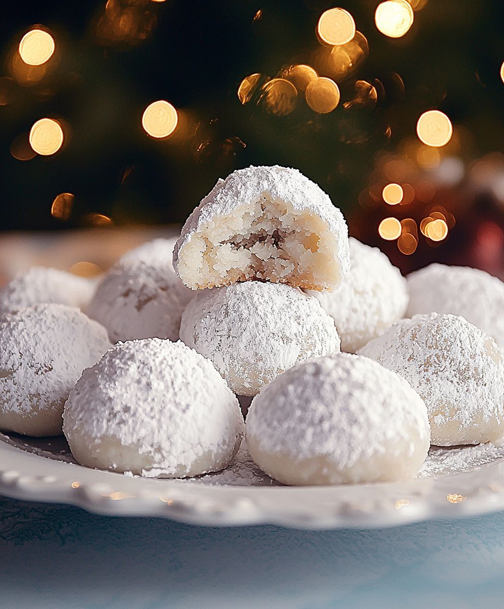 Biscuits boules de neige