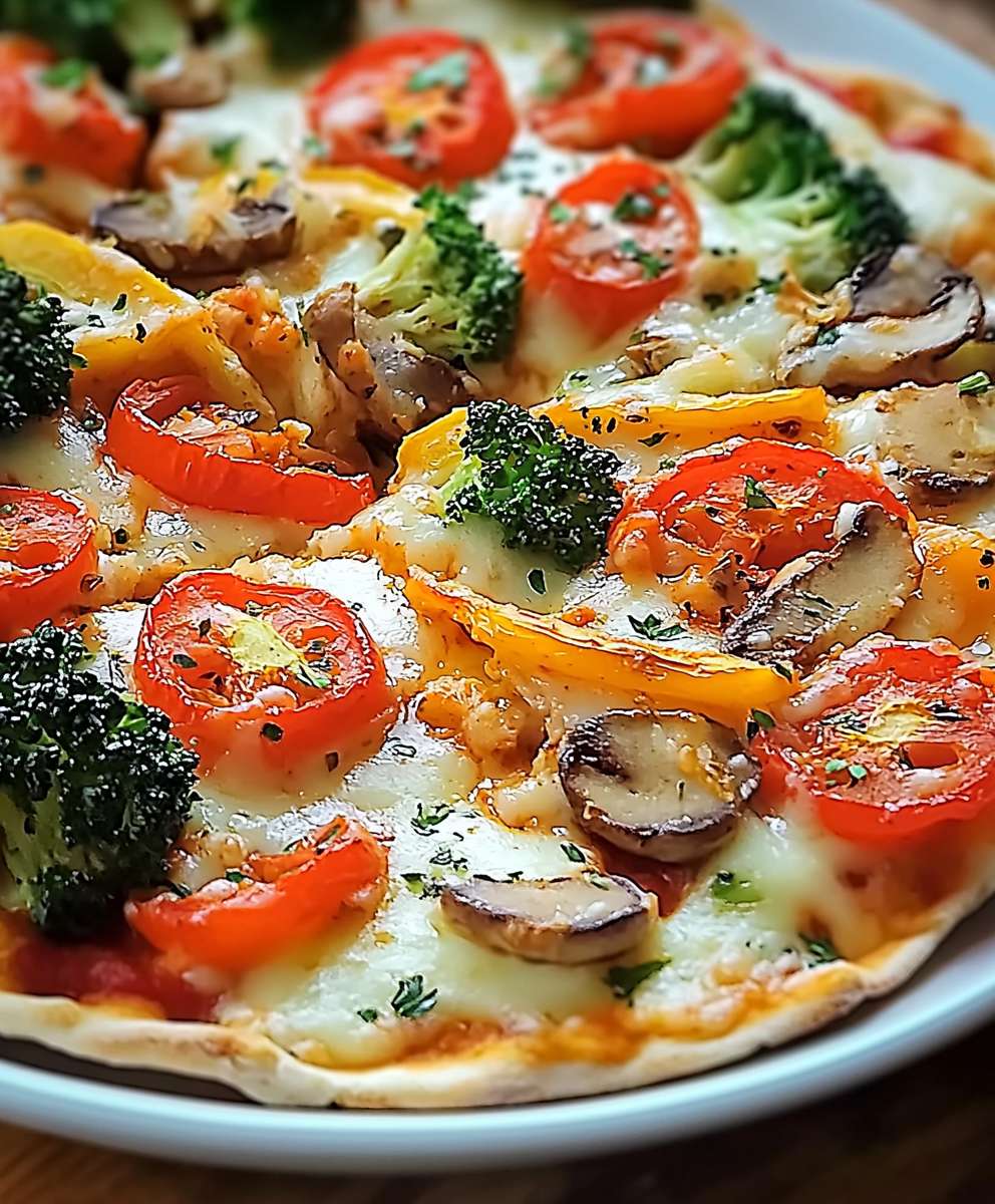 Trempette pizza végétarienne