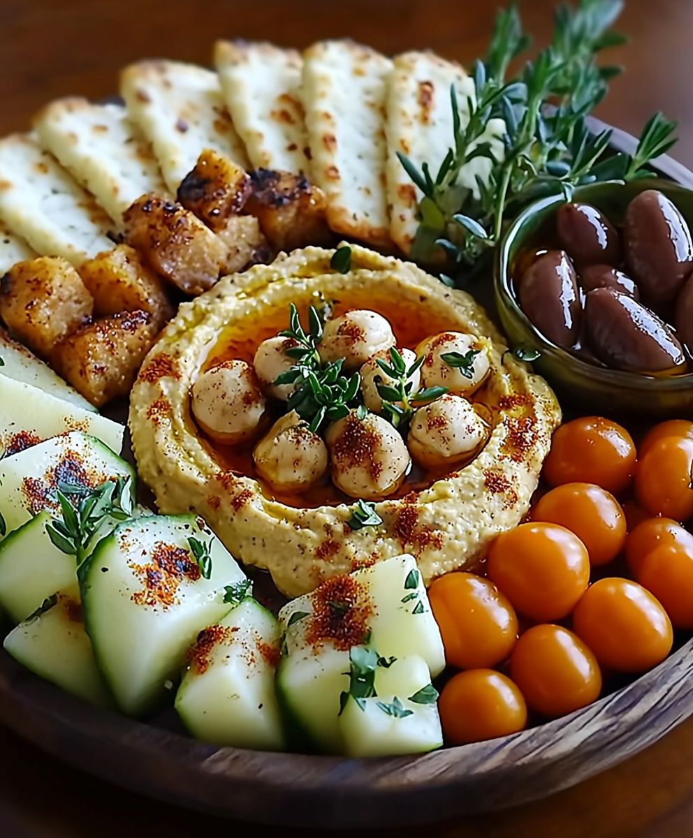 Houmous méditerranéen