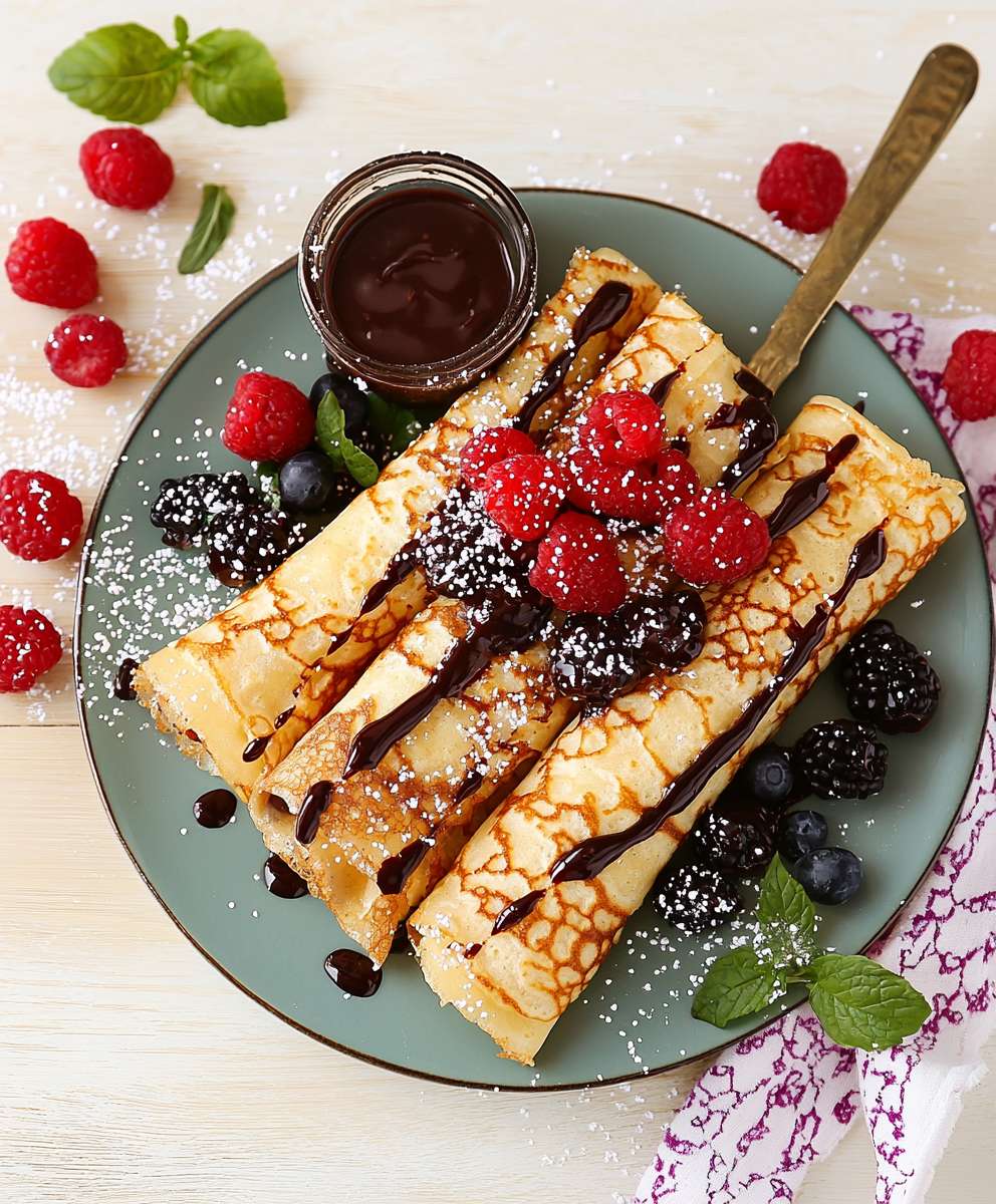 Chocolat crêpe dentelle croustillant