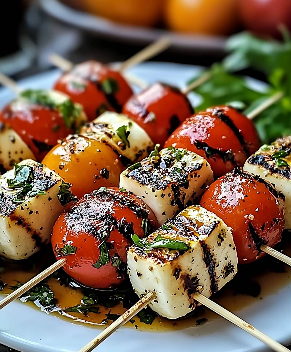 Brochettes Caprese