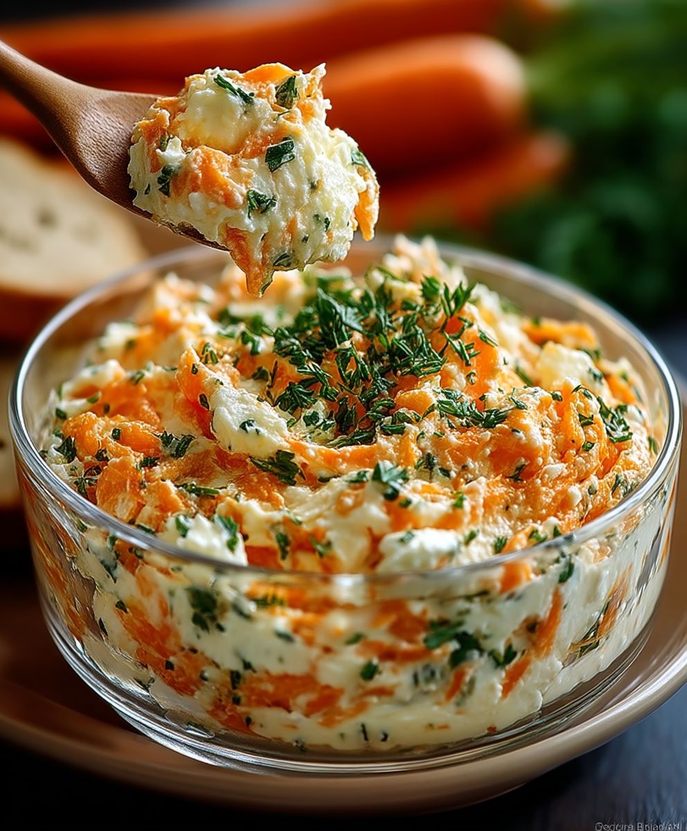 Tartinade carottes fromage facile