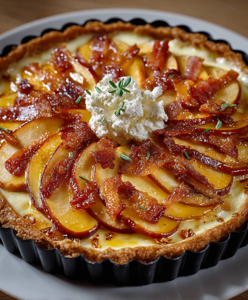 Tarte Camembert Lardons Pommes
