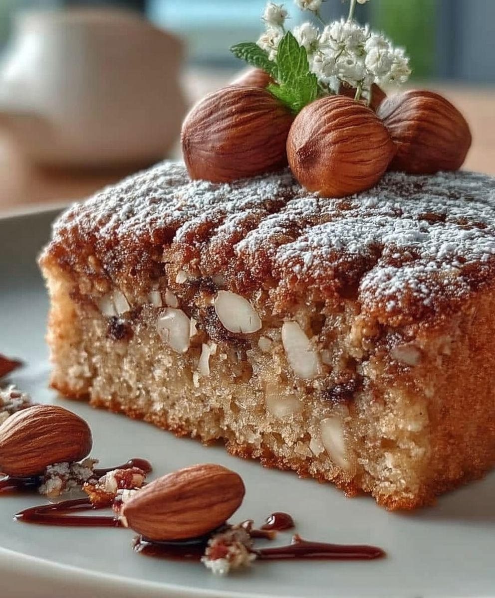 Gateau noisettes moelleux