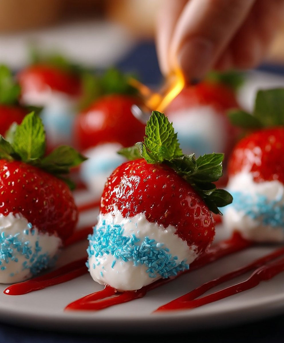 Fraises en pétard