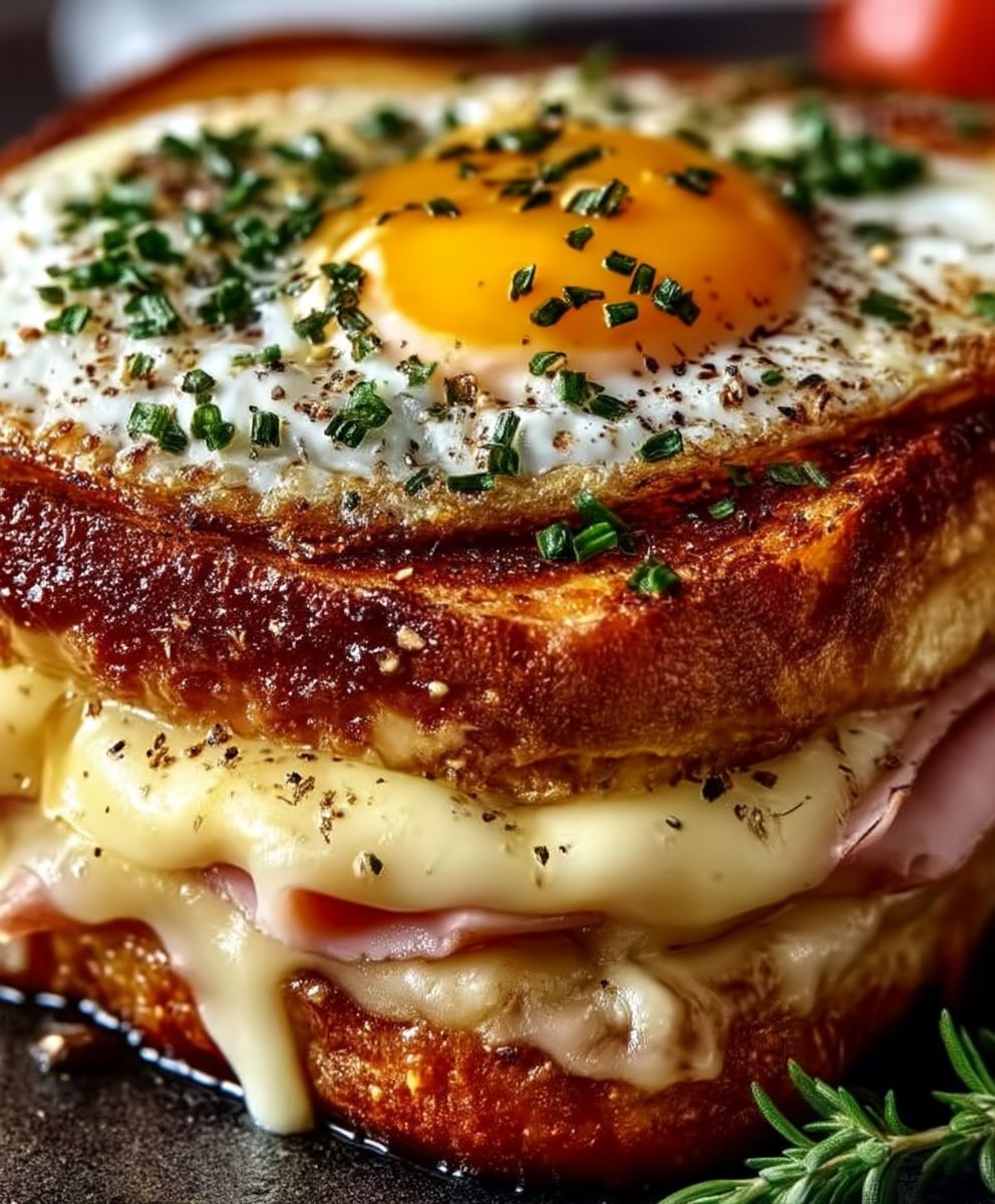Croque Madame Jambon Emmental Light