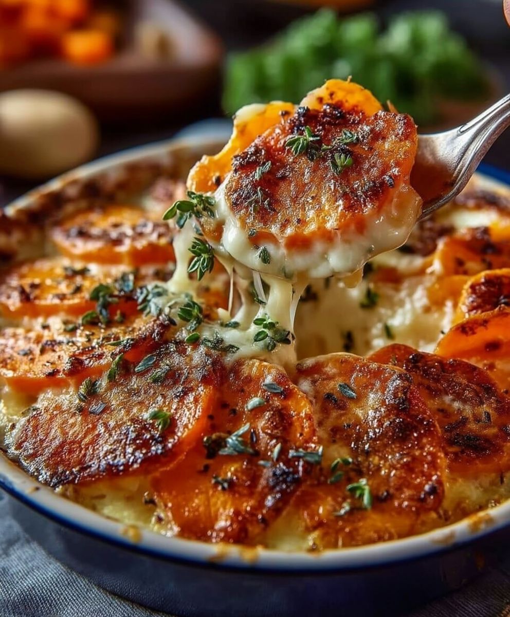 Gratin carottes léger