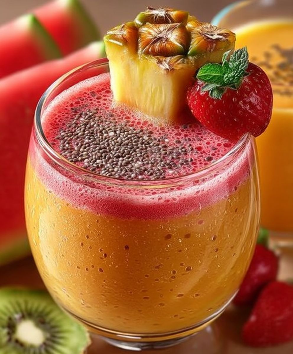 Smoothie vitaminé énergie matin