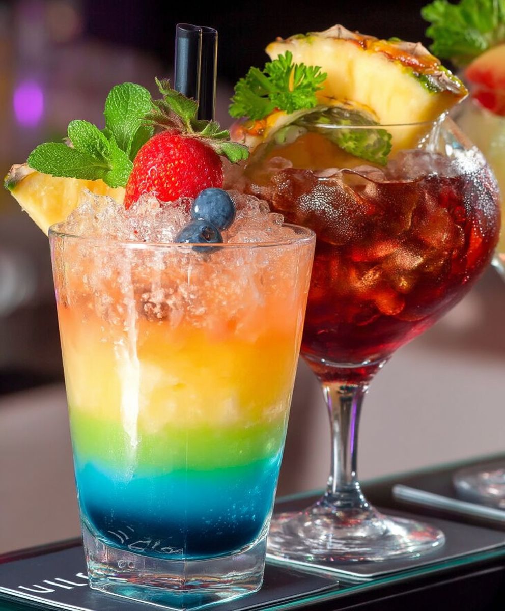 Cocktail arc en ciel