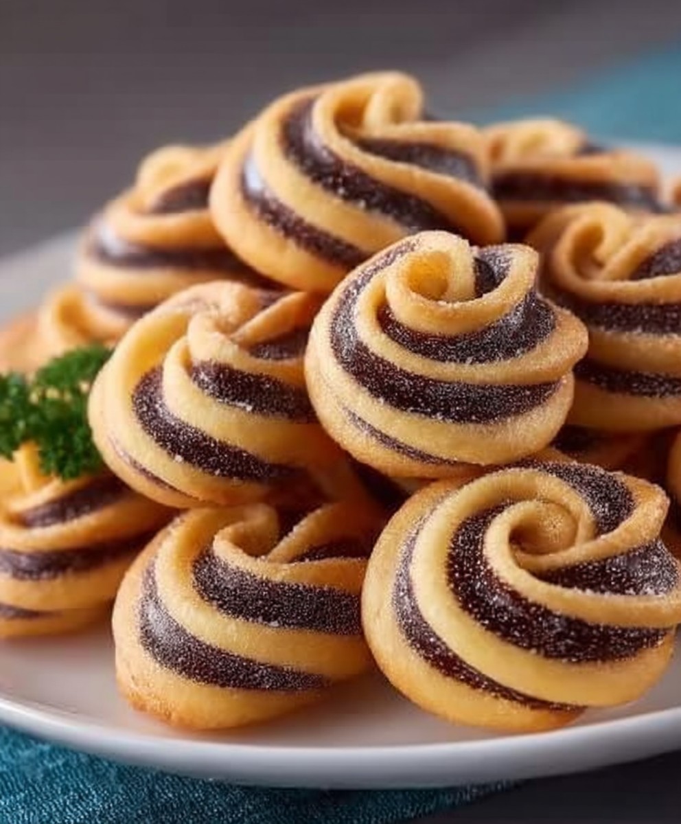 Chips sucrées pâte torsadée