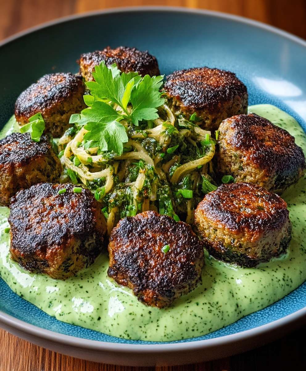 Boulettes de viande zaatar sauce tahini