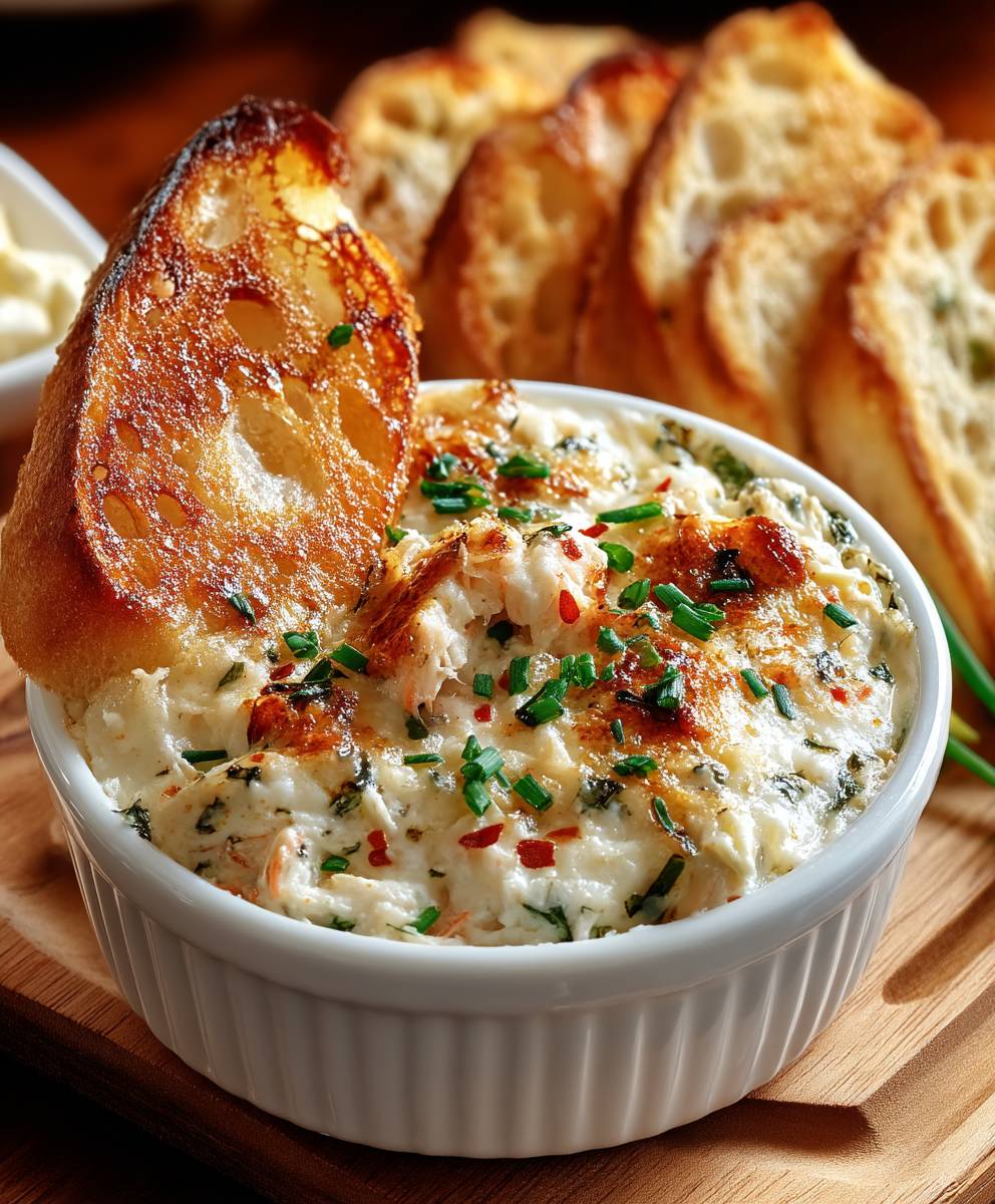 Trempette crabe havarti raifort