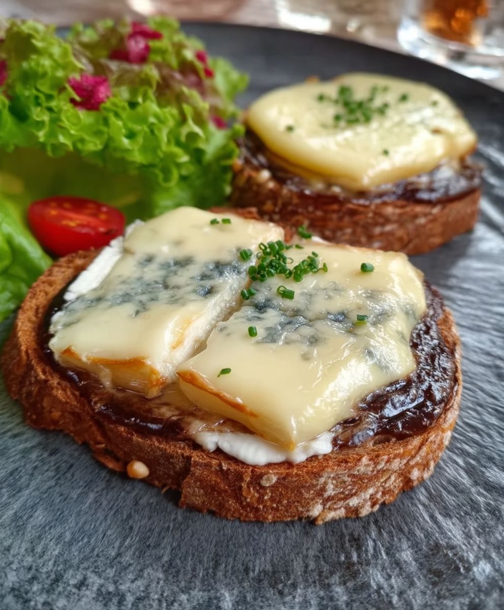 Tartines au morbier