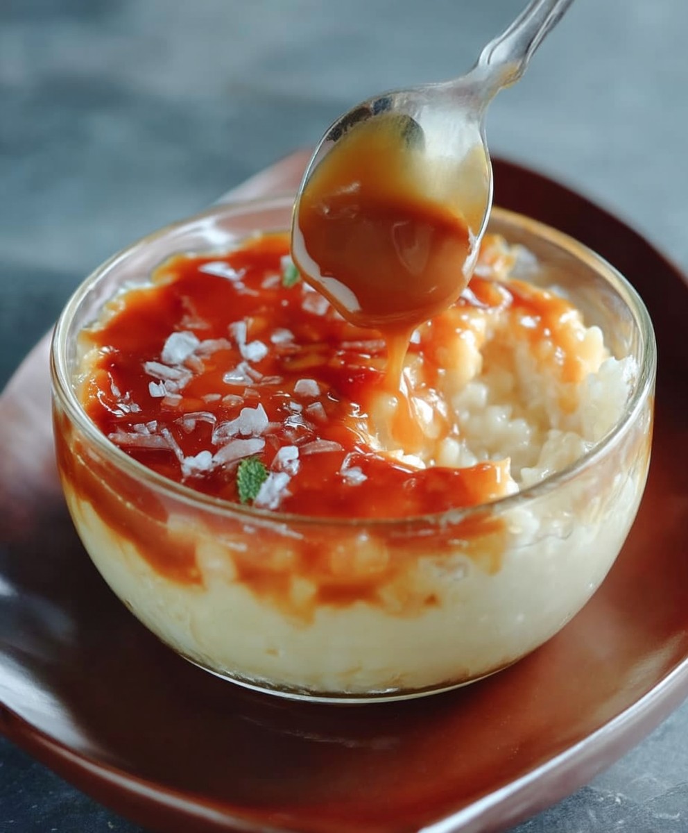 Riz au lait caramel beurre salé