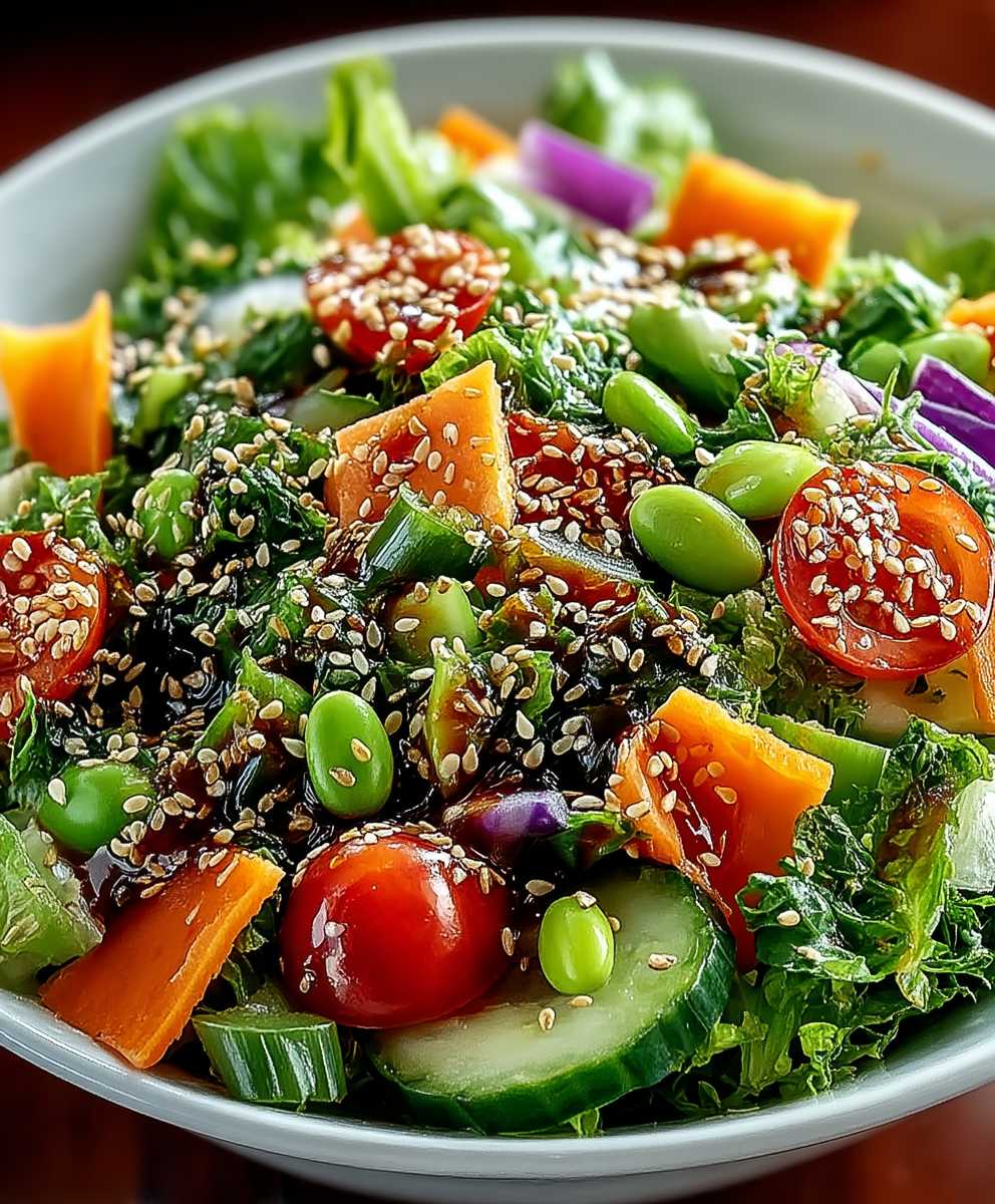 Salade vinaigrette asiatique