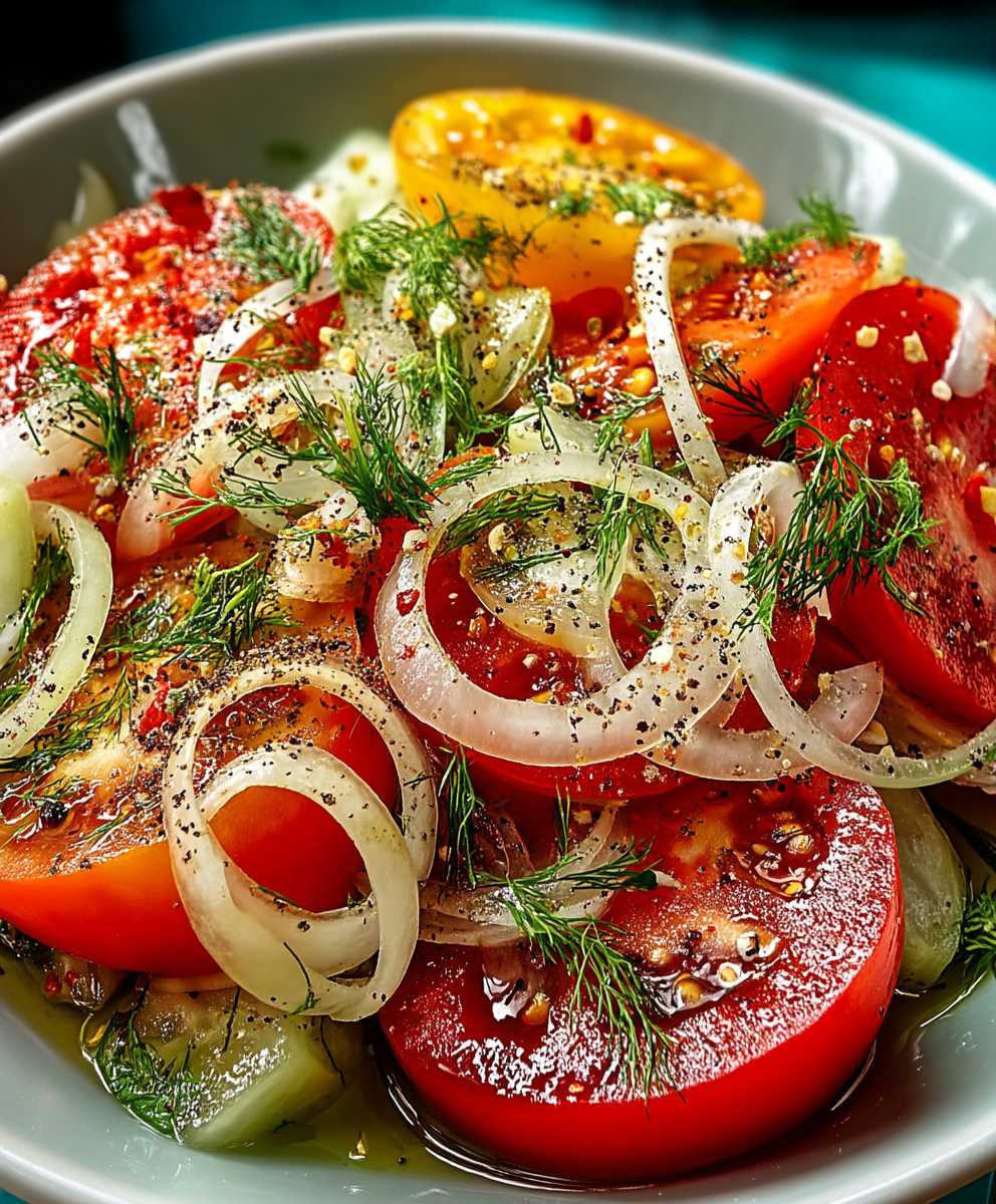 Salade tomates fenouil