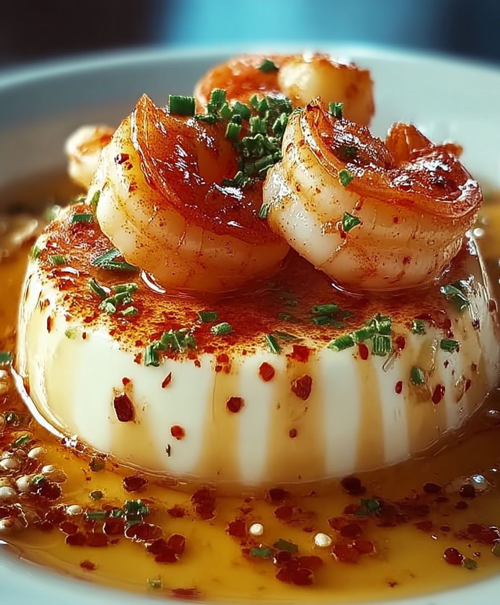 Panna cotta homard et crevettes