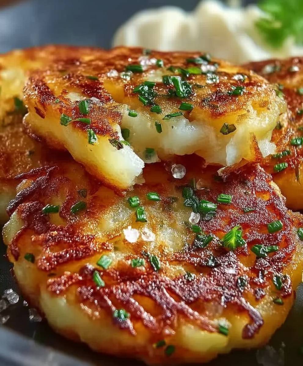 Galette pommes de terre croustillante