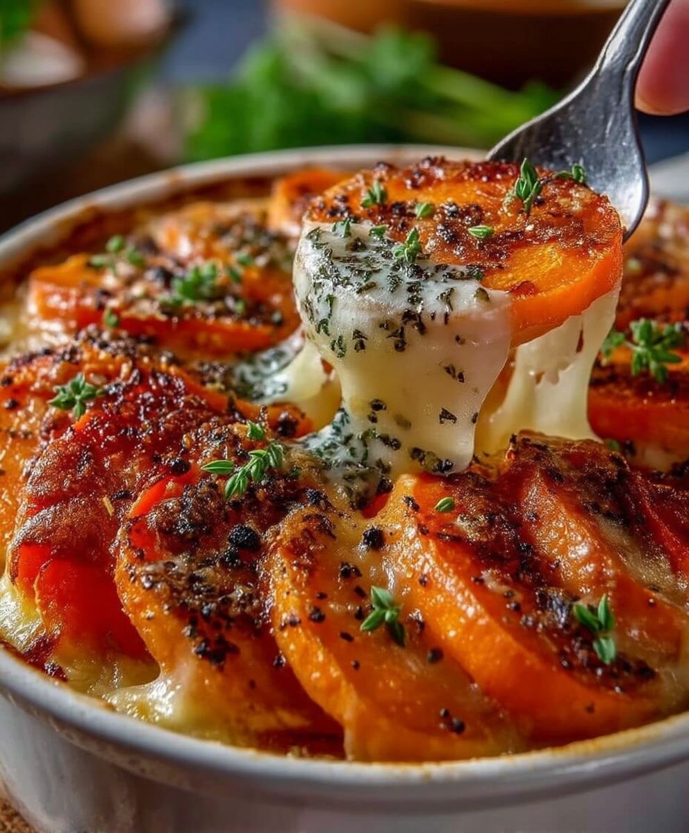 Gratin carottes léger