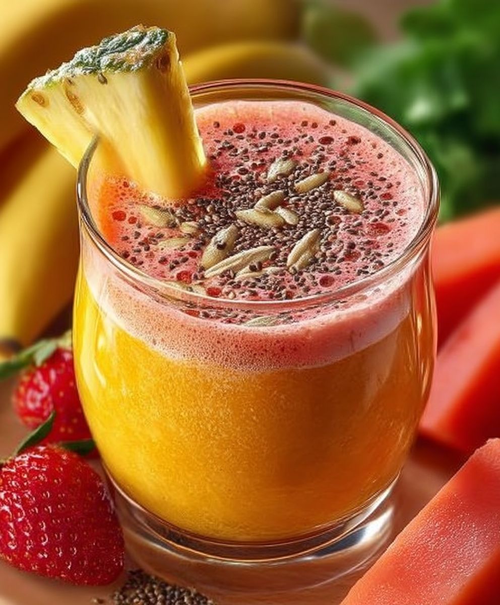 Smoothie vitaminé énergie matin